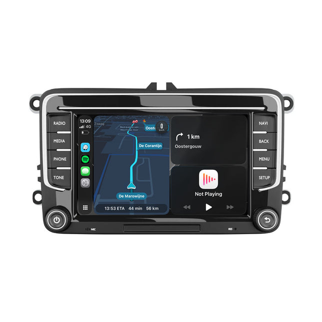 CarPlay & Android Navigation pour VW Seat & Skoda 7" | 64 GB | DAB | 8 CORE