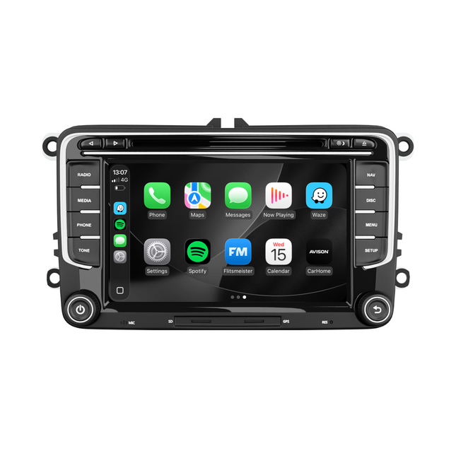 Navigation pour VW Seat & Skoda 7" | Carplay Wireless | Android Auto | DAB+ | 64 GB