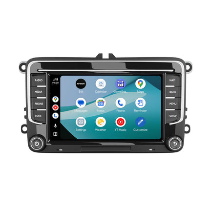 CarPlay & Android Navigation pour VW Seat & Skoda 7" | 64 GB | DAB | 8 CORE