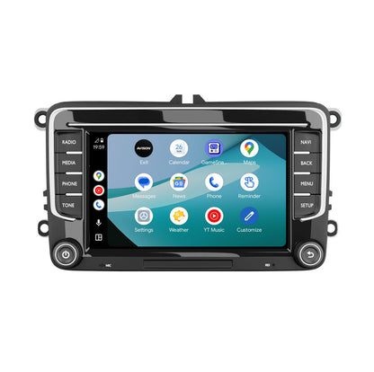 Autoradio Apple CarPlay & Android Auto pour VW, Seat & Skoda - 7" QLED, DAB+, 64GB, GPS - AVN-R570