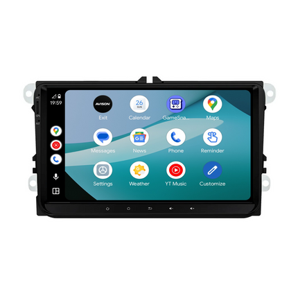Navigation pour VW Seat & Skoda | Carplay Wireless | Android Auto | DAB+ | Android | 64 GB