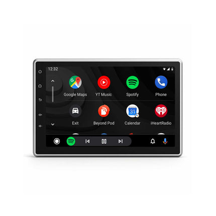 Autoradio universel 1-DIN avec écran QLED de 10,1 pouces | CarPlay | Android Auto | Bluetooth | Linux