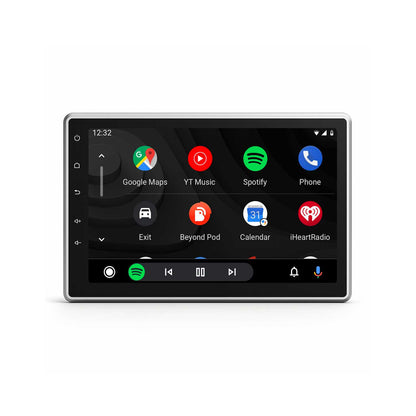 Autoradio universel 1-DIN avec écran QLED de 10,1 pouces | CarPlay | Android Auto | Bluetooth | Linux