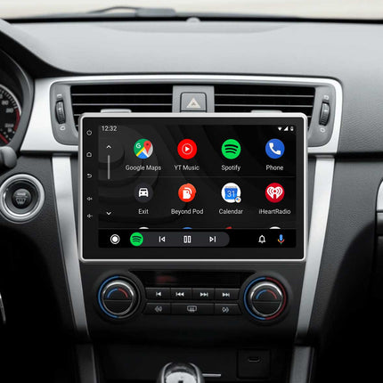 Autoradio universel 1-DIN avec écran QLED de 10,1 pouces | CarPlay | Android Auto | Bluetooth | Linux