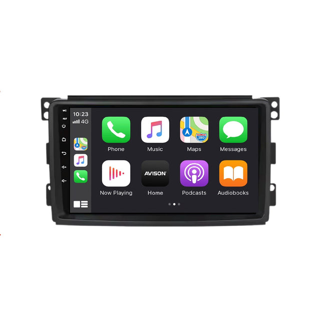 Navigation pour Mercedes Benz Smart Fortwo 451 2006-2009 | CarPlay | Android Auto | WIFI | Bluetooth | QLED | XR4