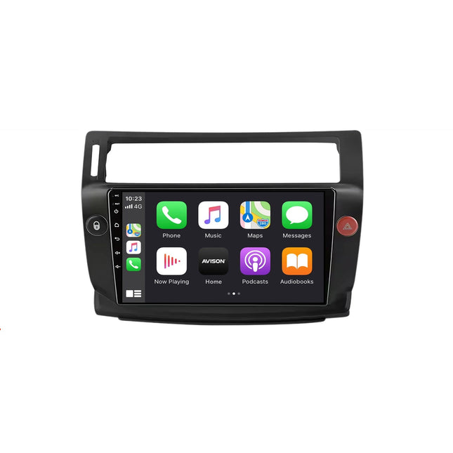 Navigation pour Citroën C4 2004-2014 | CarPlay | Android Auto | WIFI | Bluetooth | QLED | XR4
