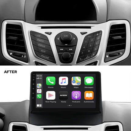 Navigation pour Ford Fiesta 2009-2014 | CarPlay | Android Auto | WIFI | Bluetooth | QLED | XR4