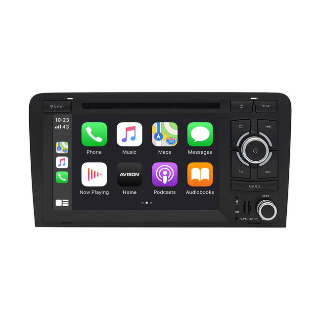 Navigation pour Audi A3 | Carplay | Android | DAB | Bluetooth | WIFI | 64 GB | DVD