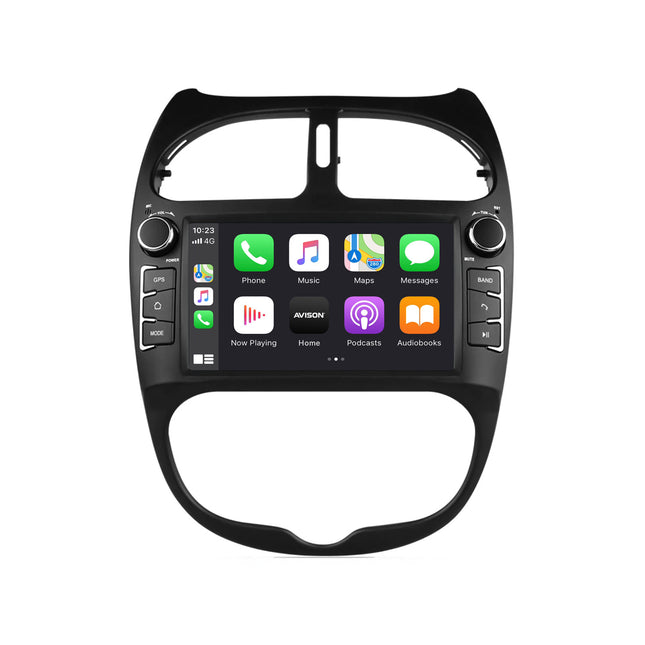 Navigation pour Peugeot 206 206CC | Carplay | Android | DAB | Bluetooth