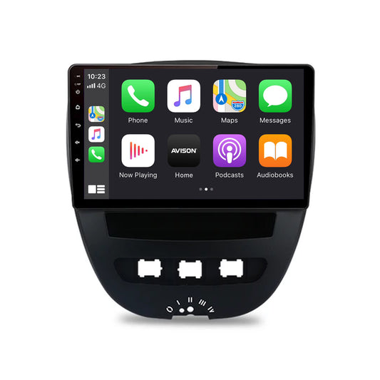 Navigation pour Citroen C1 | Toyota Aygo | Peugeot 107 | CarPlay | Android | DAB+