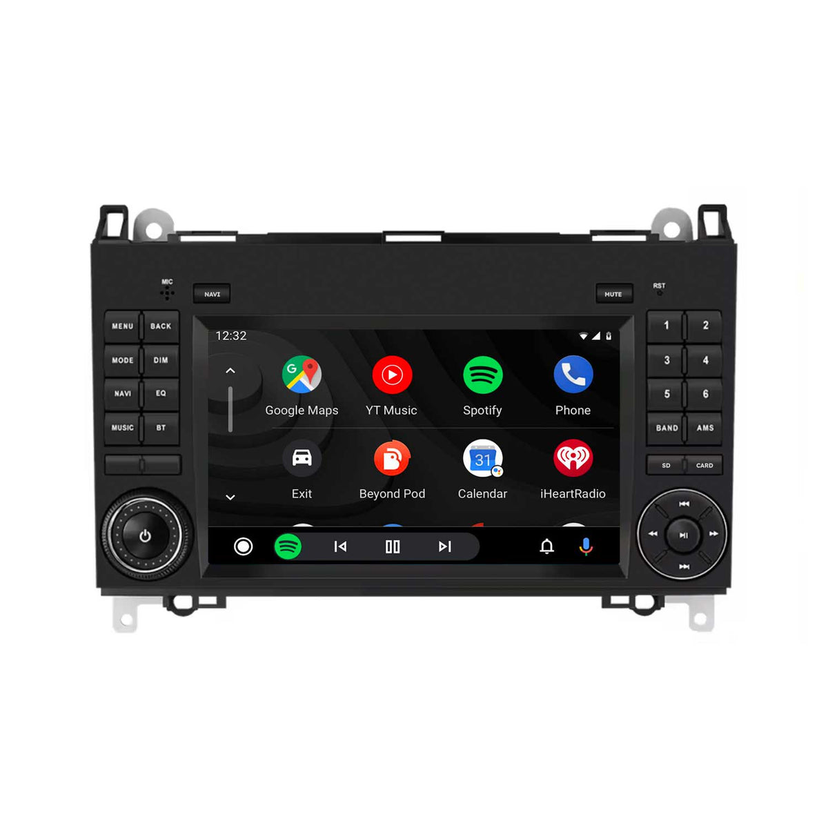Navigation pour Mercedes 7" | Carplay | Android Auto | DAB+ | Bluetooth