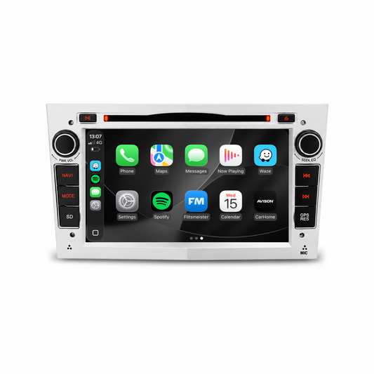 Navigation pour Opel Silver 7" | Carplay | Android | DAB+ | Bluetooth | WIFI | CD