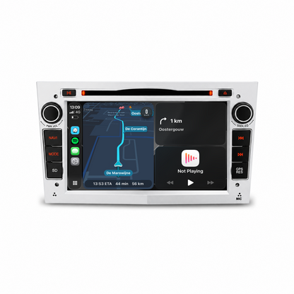 Navigation pour Opel Silver 7" | Carplay | Android | DAB+ | Bluetooth | WIFI | CD