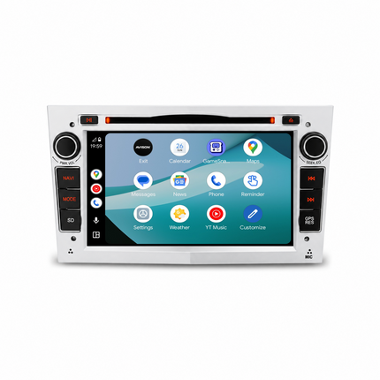 Navigation pour Opel Silver 7" | Carplay | Android | DAB+ | Bluetooth | WIFI | CD