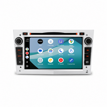 Navigation pour Opel Silver 7" | Carplay | Android | DAB+ | Bluetooth | WIFI | CD