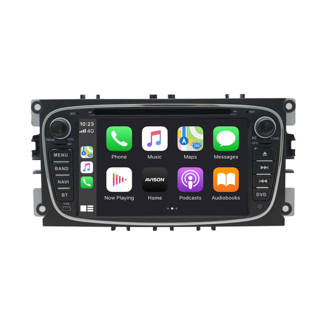 Navigation pour Ford Black Oval 7" | CarPlay | Android | DAB+ | Bluetooth | 64GB