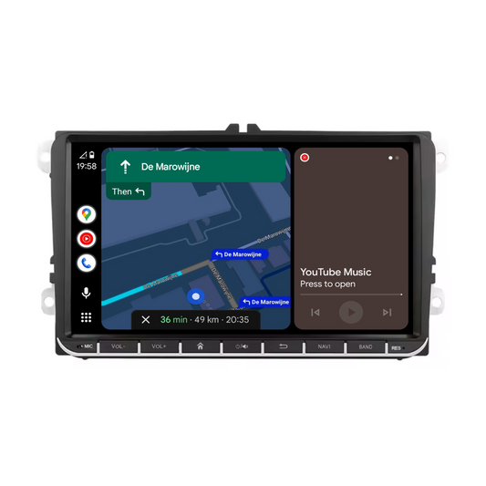 Navigation pour VW Seat et Skoda 9 pouces | Carplay | Android | DAB+ | Bluetooth | Wi-Fi | AVN-R591