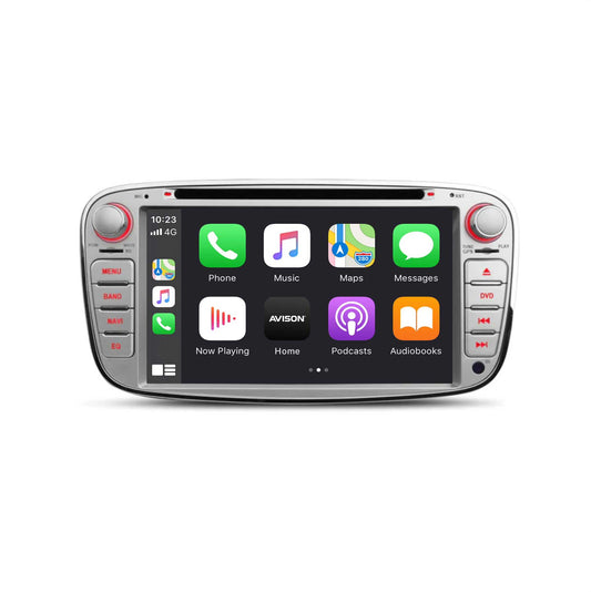 Navigation pour Ford Silver Oval 7" | CarPlay | Android | DAB+ | Bluetooth | 64GB