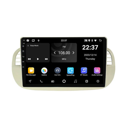 Navigation pour Fiat 500 | Full Touch | Carplay | Android | DAB | Bluetooth | Blanc | XR4