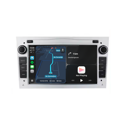 Navigation pour Opel Silver 7" | Carplay | Android | DAB+ | Bluetooth | 32Go