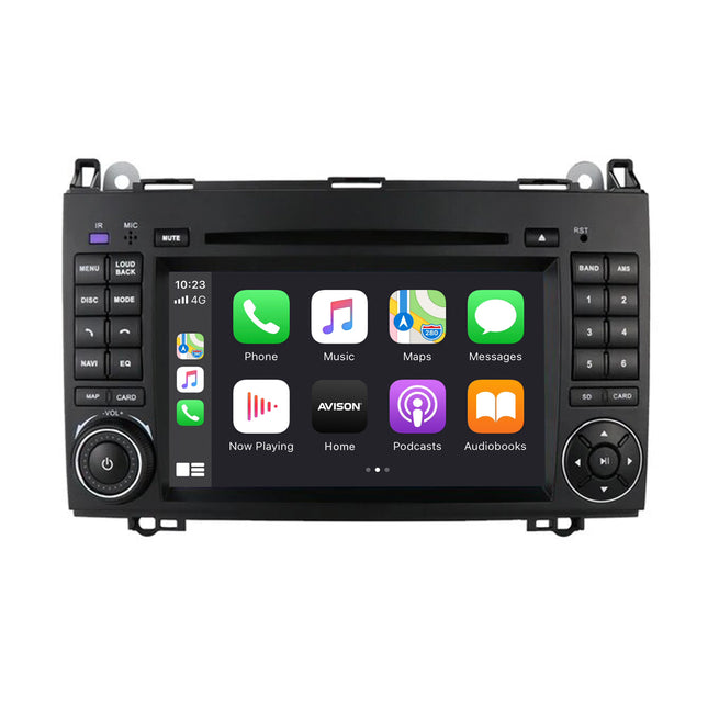 Navigation pour Mercedes 7" | Carplay | Android | DAB | Bluetooth | 64GB