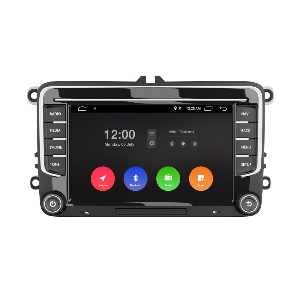 Autoradio Apple CarPlay & Android Auto pour VW, Seat & Skoda - 7" QLED, DAB+, 64GB, GPS - AVN-R570