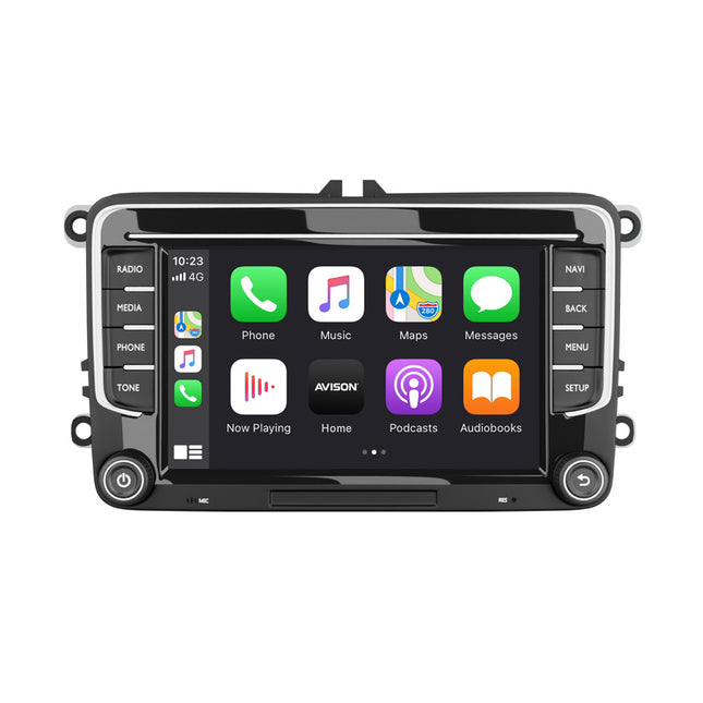 CarPlay & Android Navigation pour VW Seat & Skoda 7" | 64 GB | DAB | 8 CORE