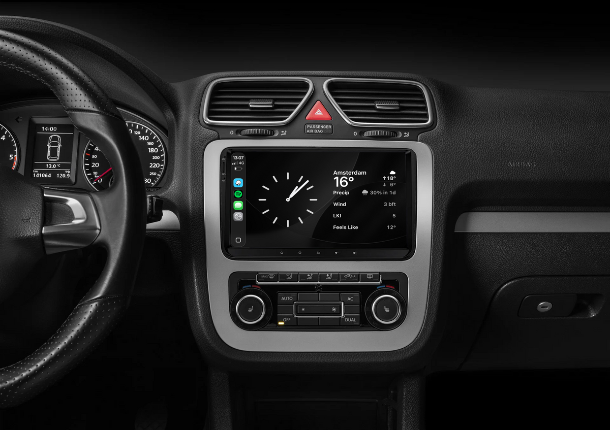 Navigation pour VW Seat & Skoda | Carplay Wireless | Android Auto | DAB+ | Android | 64 GB