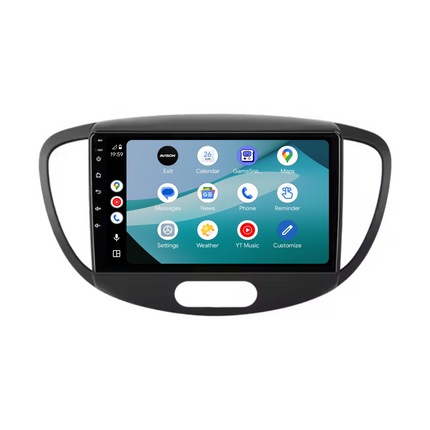 Navigation pour Hyundai I10 2007-2013 | CarPlay | Android Auto | Wi-Fi | Bluetooth | QLED | XR6
