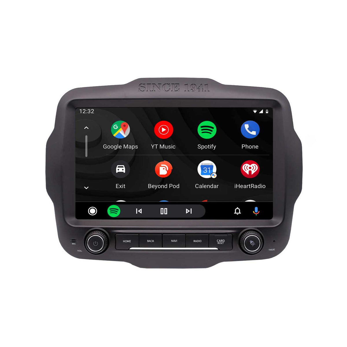 Navigation pour Jeep Renegade 2015-2020 | CarPlay | Android Auto | WIFI | Bluetooth | QLED