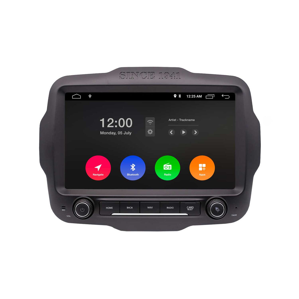 Navigation pour Jeep Renegade 2015-2020 | CarPlay | Android Auto | WIFI | Bluetooth | QLED