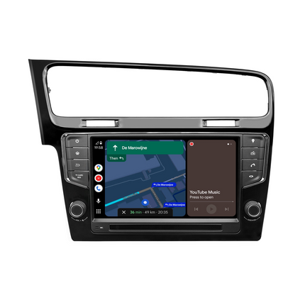 Système de navigation pour VW Golf 7 | CarPlay | Android | DAB+ | Bluetooth | Noir