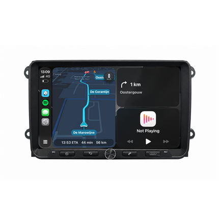 Autoradio navigation QLED 9" pour VW, Seat & Skoda - CarPlay sans fil & Android Auto - AVN-R599