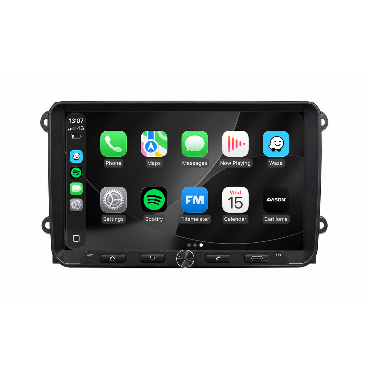 Autoradio navigation QLED 9" pour VW, Seat & Skoda - CarPlay sans fil & Android Auto - AVN-R599