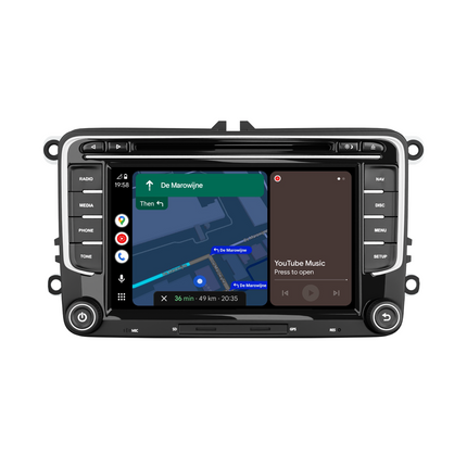 Navigation pour VW Seat & Skoda 7" | Carplay Wireless | Android Auto | DAB+ | 64 GB