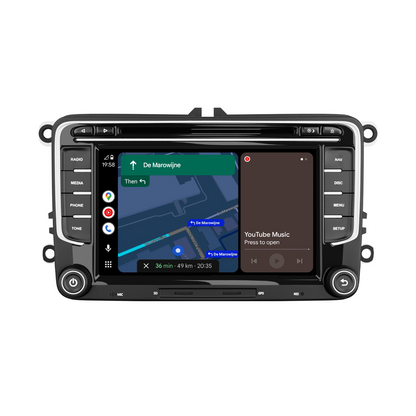 Navigation pour VW Seat & Skoda 7" | Carplay | Android | WIFI | DAB+ | 128GB