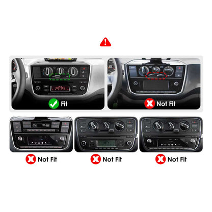 Navigation pour Volkswagen UP 2017-2023 | CarPlay | Android Auto | WIFI | Bluetooth | QLED | XR4