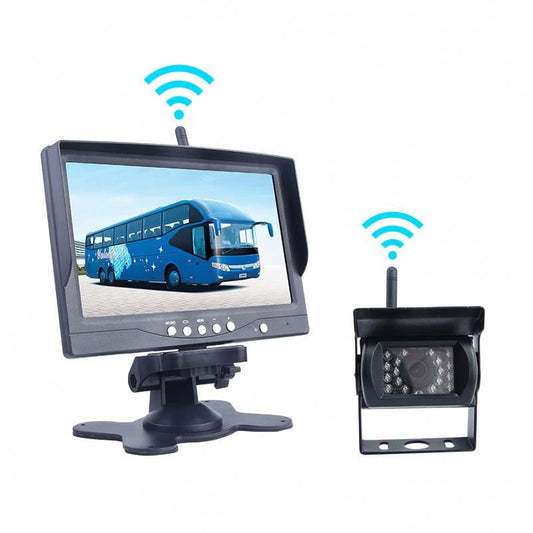 Ensemble de caméra de vue arrière sans fil 300m | Camion | Camping-car | Bateau | Tracteur