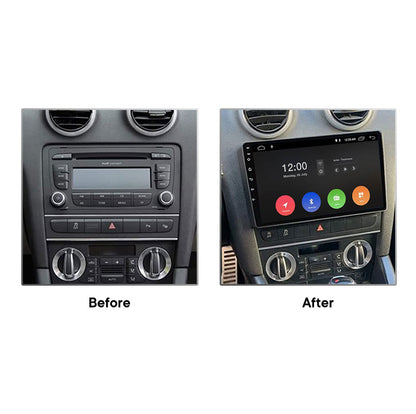 Navigation pour Audi A3 avec écran 9 pouces | Carplay | Android Auto | DAB | Bluetooth | 64 GB