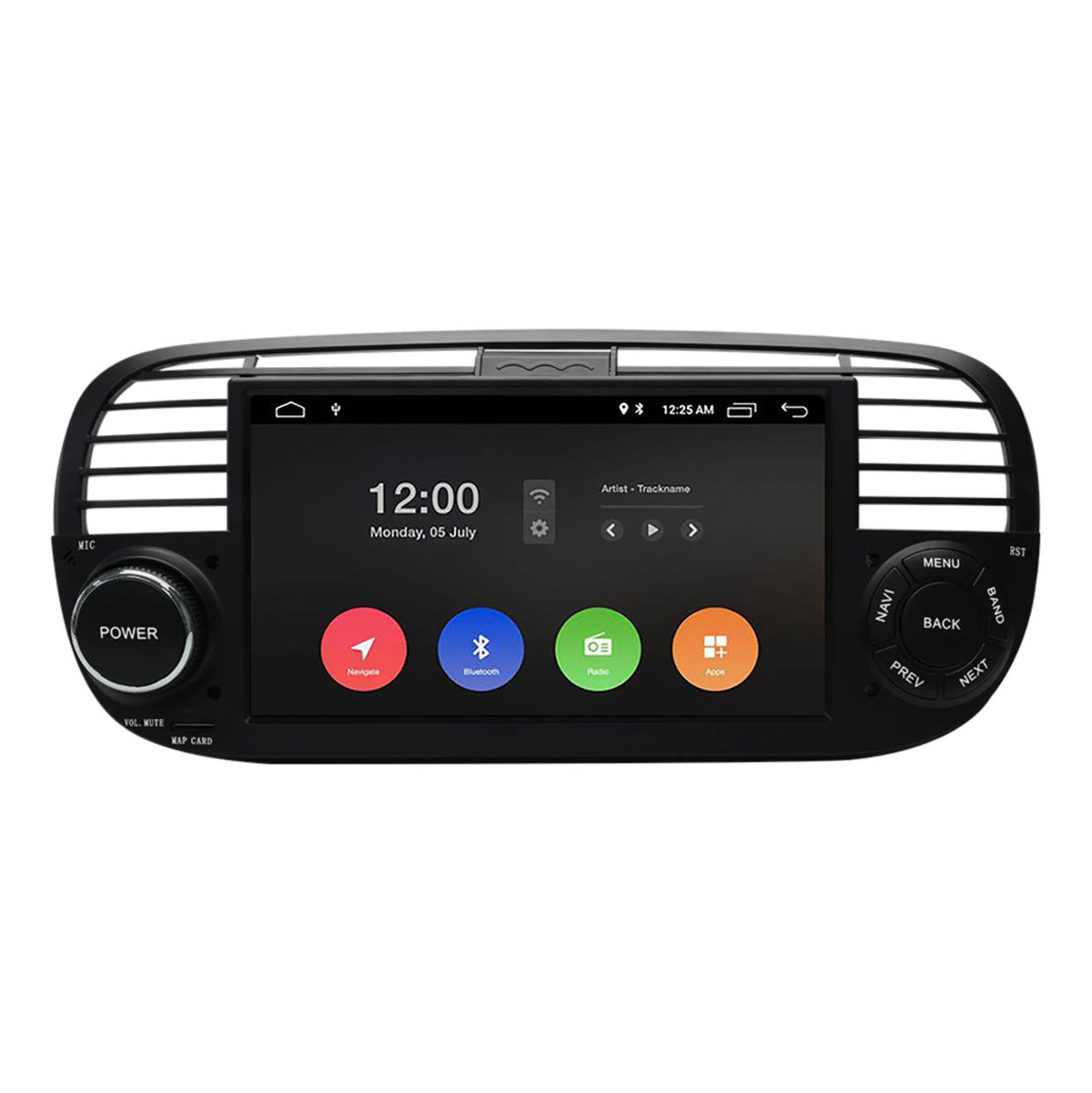 Navigation for Fiat 500 | Carplay | Android | DAB | Bluetooth | And more