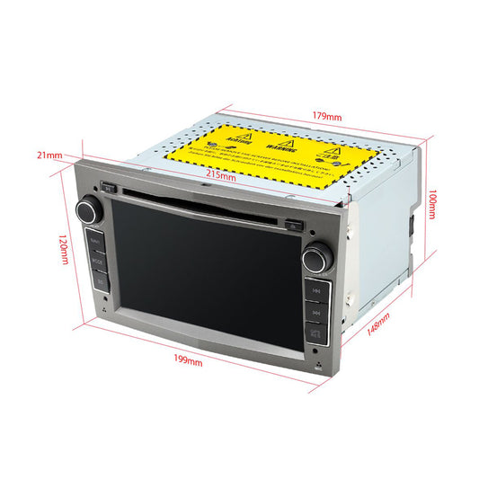 Navigation pour Opel Gris 7" | Carplay | Android | DAB+ | Bluetooth | WIFI